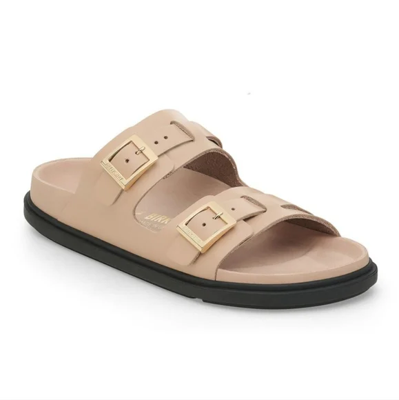 BIRKENSTOCK St Barths セントバース 37 ¥30,800 St Barths Leather Mineral Blue | BIRKENSTOCK